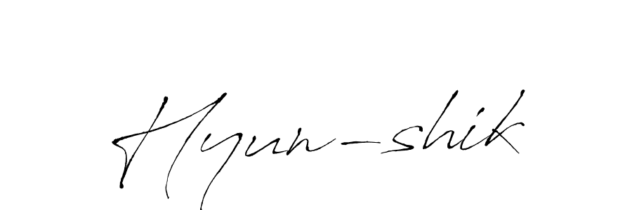 How to Draw Hyun-shik signature style? Antro_Vectra is a latest design signature styles for name Hyun-shik. Hyun-shik signature style 6 images and pictures png
