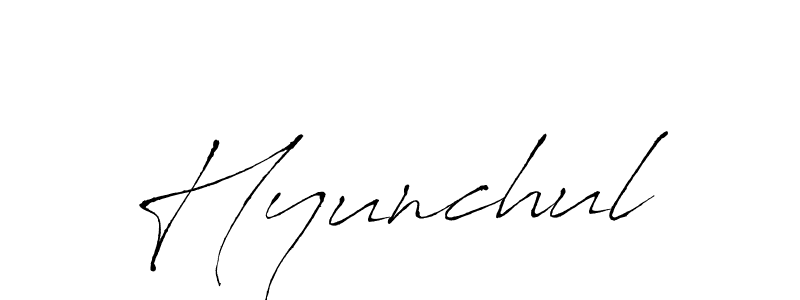 How to Draw Hyunchul signature style? Antro_Vectra is a latest design signature styles for name Hyunchul. Hyunchul signature style 6 images and pictures png