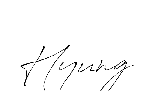 Also we have Hyung name is the best signature style. Create professional handwritten signature collection using Antro_Vectra autograph style. Hyung signature style 6 images and pictures png