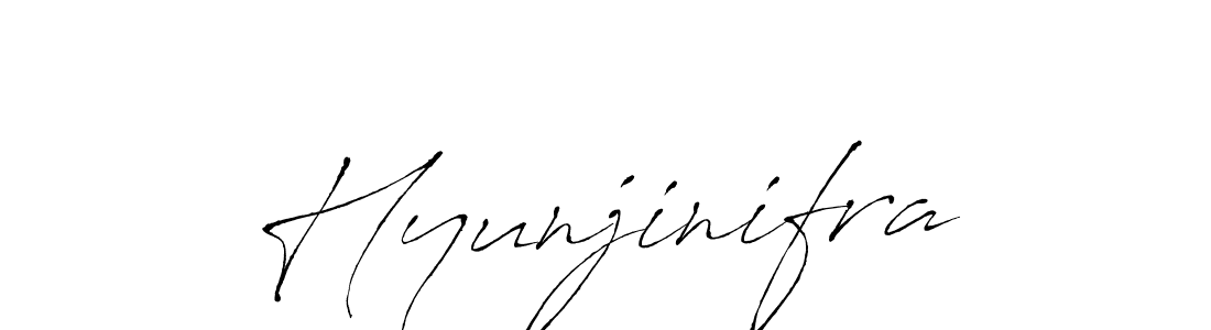 How to make Hyunjinifra name signature. Use Antro_Vectra style for creating short signs online. This is the latest handwritten sign. Hyunjinifra signature style 6 images and pictures png