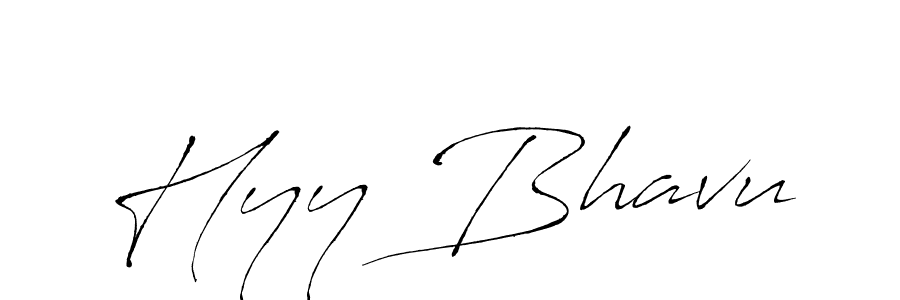 Here are the top 10 professional signature styles for the name Hyy Bhavu. These are the best autograph styles you can use for your name. Hyy Bhavu signature style 6 images and pictures png