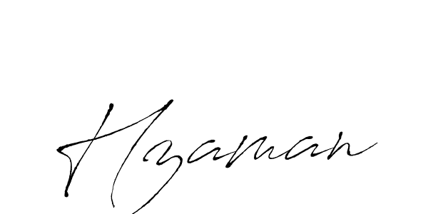 Create a beautiful signature design for name Hzaman. With this signature (Antro_Vectra) fonts, you can make a handwritten signature for free. Hzaman signature style 6 images and pictures png