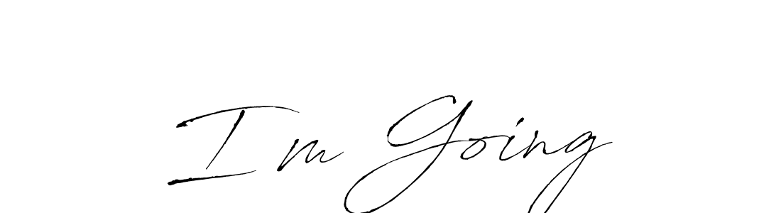 if you are searching for the best signature style for your name I’m Going. so please give up your signature search. here we have designed multiple signature styles  using Antro_Vectra. I’m Going signature style 6 images and pictures png