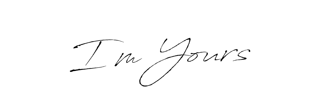 Similarly Antro_Vectra is the best handwritten signature design. Signature creator online .You can use it as an online autograph creator for name I’m Yours. I’m Yours signature style 6 images and pictures png