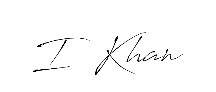 Similarly Antro_Vectra is the best handwritten signature design. Signature creator online .You can use it as an online autograph creator for name I  Khan. I  Khan signature style 6 images and pictures png