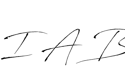 if you are searching for the best signature style for your name I A B. so please give up your signature search. here we have designed multiple signature styles  using Antro_Vectra. I A B signature style 6 images and pictures png