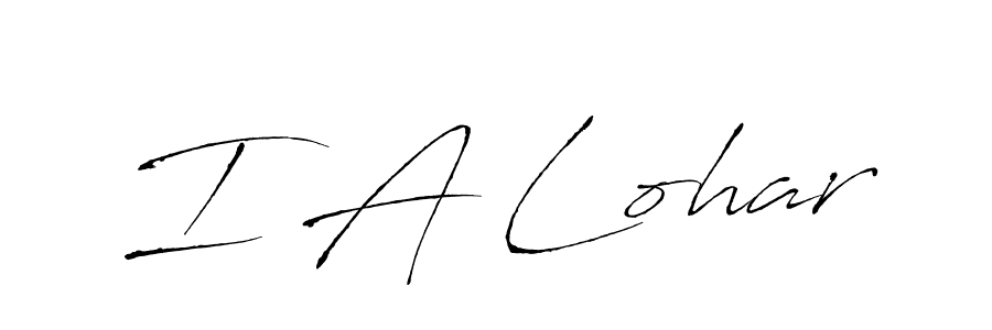 Antro_Vectra is a professional signature style that is perfect for those who want to add a touch of class to their signature. It is also a great choice for those who want to make their signature more unique. Get I A Lohar name to fancy signature for free. I A Lohar signature style 6 images and pictures png
