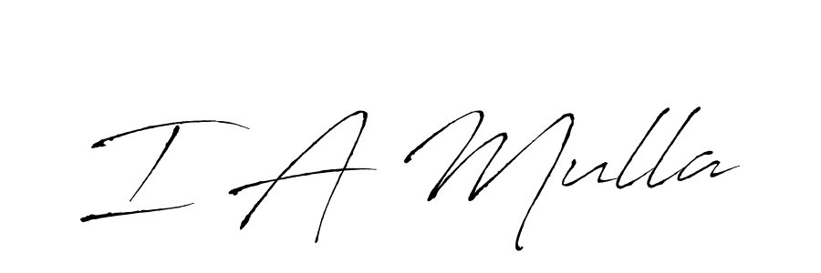 You can use this online signature creator to create a handwritten signature for the name I A Mulla. This is the best online autograph maker. I A Mulla signature style 6 images and pictures png