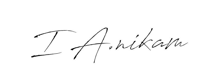 Make a beautiful signature design for name I A.nikam. Use this online signature maker to create a handwritten signature for free. I A.nikam signature style 6 images and pictures png