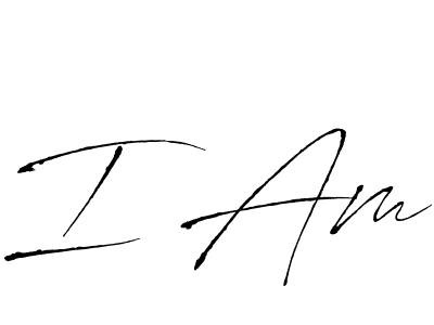 Antro_Vectra is a professional signature style that is perfect for those who want to add a touch of class to their signature. It is also a great choice for those who want to make their signature more unique. Get I Am name to fancy signature for free. I Am signature style 6 images and pictures png