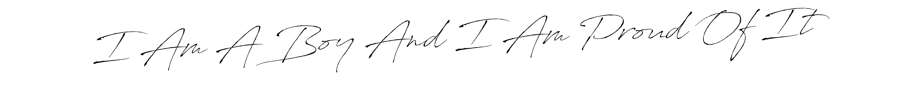 Antro_Vectra is a professional signature style that is perfect for those who want to add a touch of class to their signature. It is also a great choice for those who want to make their signature more unique. Get I Am A Boy And I Am Proud Of It name to fancy signature for free. I Am A Boy And I Am Proud Of It signature style 6 images and pictures png