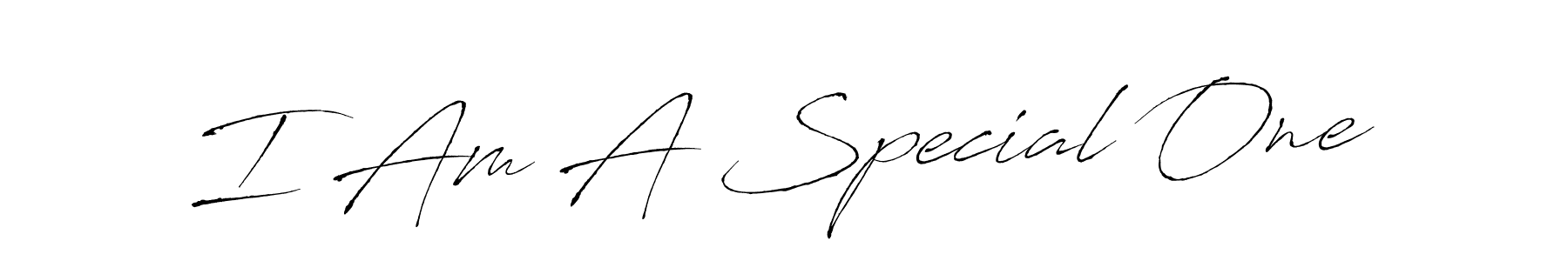 Create a beautiful signature design for name I Am A Special One. With this signature (Antro_Vectra) fonts, you can make a handwritten signature for free. I Am A Special One signature style 6 images and pictures png