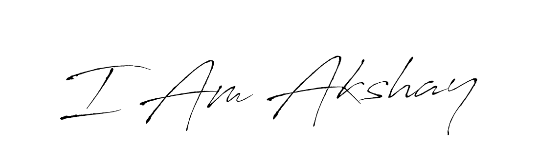 The best way (Antro_Vectra) to make a short signature is to pick only two or three words in your name. The name I Am Akshay include a total of six letters. For converting this name. I Am Akshay signature style 6 images and pictures png