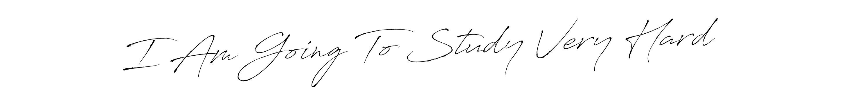 How to make I Am Going To Study Very Hard name signature. Use Antro_Vectra style for creating short signs online. This is the latest handwritten sign. I Am Going To Study Very Hard signature style 6 images and pictures png