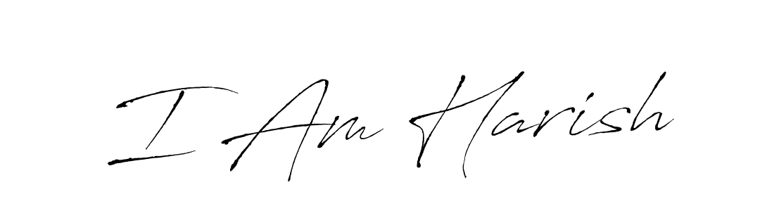 The best way (Antro_Vectra) to make a short signature is to pick only two or three words in your name. The name I Am Harish include a total of six letters. For converting this name. I Am Harish signature style 6 images and pictures png