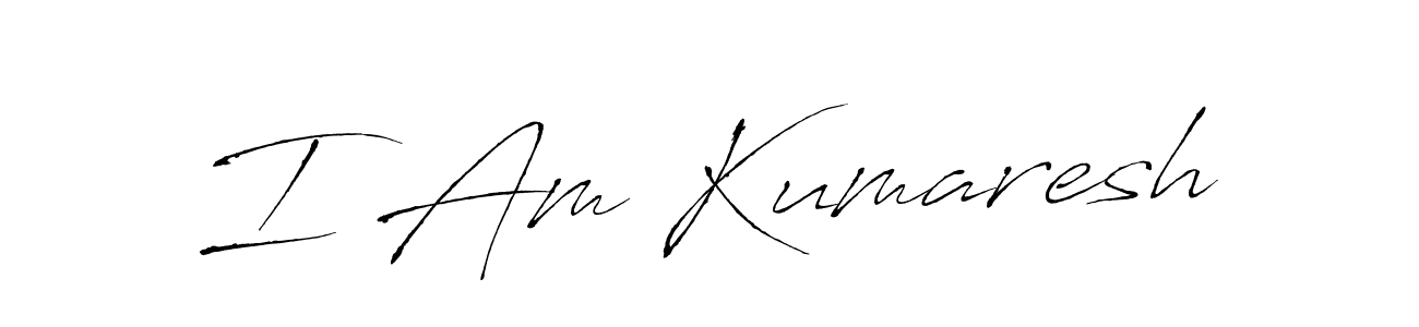 Make a beautiful signature design for name I Am Kumaresh. Use this online signature maker to create a handwritten signature for free. I Am Kumaresh signature style 6 images and pictures png