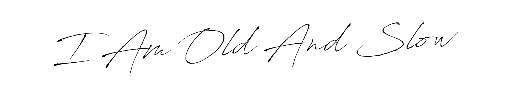 You can use this online signature creator to create a handwritten signature for the name I Am Old And Slow. This is the best online autograph maker. I Am Old And Slow signature style 6 images and pictures png