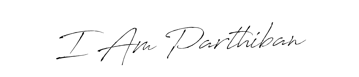 How to make I Am Parthiban name signature. Use Antro_Vectra style for creating short signs online. This is the latest handwritten sign. I Am Parthiban signature style 6 images and pictures png