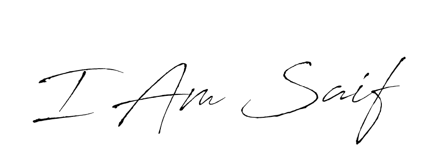 How to Draw I Am Saif signature style? Antro_Vectra is a latest design signature styles for name I Am Saif. I Am Saif signature style 6 images and pictures png