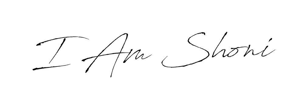 How to make I Am Shoni signature? Antro_Vectra is a professional autograph style. Create handwritten signature for I Am Shoni name. I Am Shoni signature style 6 images and pictures png