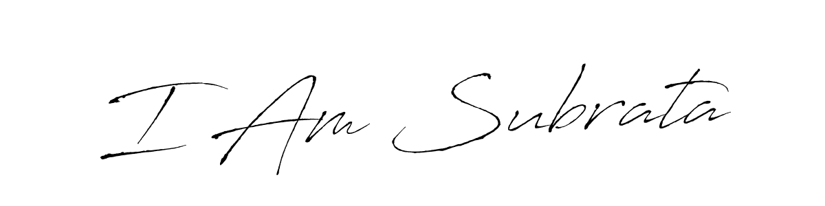 It looks lik you need a new signature style for name I Am Subrata. Design unique handwritten (Antro_Vectra) signature with our free signature maker in just a few clicks. I Am Subrata signature style 6 images and pictures png