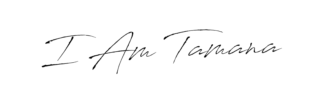 Check out images of Autograph of I Am Tamana name. Actor I Am Tamana Signature Style. Antro_Vectra is a professional sign style online. I Am Tamana signature style 6 images and pictures png