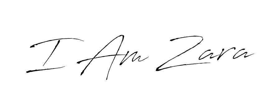 How to make I Am Zara signature? Antro_Vectra is a professional autograph style. Create handwritten signature for I Am Zara name. I Am Zara signature style 6 images and pictures png