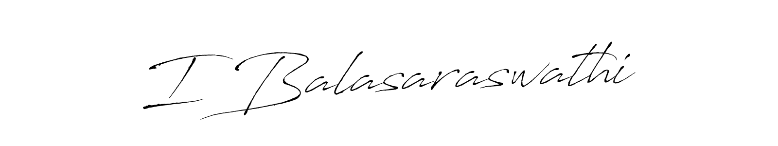 Also we have I Balasaraswathi name is the best signature style. Create professional handwritten signature collection using Antro_Vectra autograph style. I Balasaraswathi signature style 6 images and pictures png