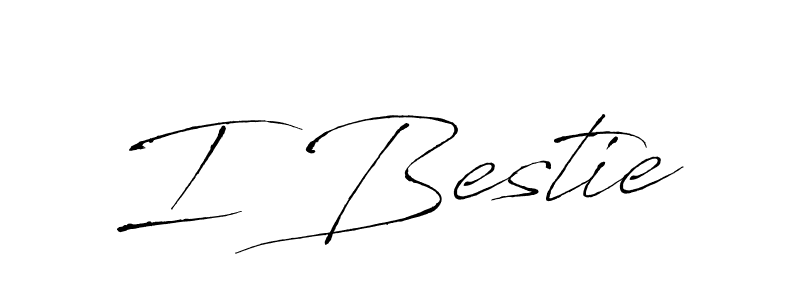 How to Draw I Bestie signature style? Antro_Vectra is a latest design signature styles for name I Bestie. I Bestie signature style 6 images and pictures png