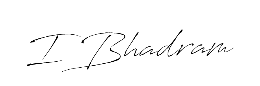 You can use this online signature creator to create a handwritten signature for the name I Bhadram. This is the best online autograph maker. I Bhadram signature style 6 images and pictures png