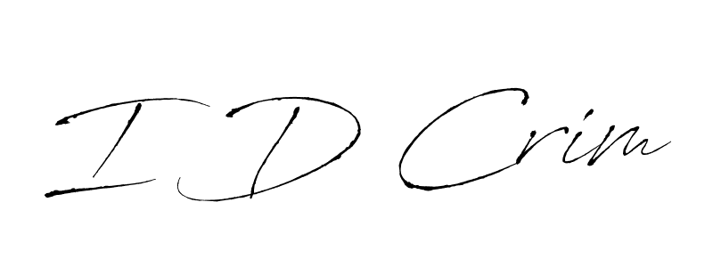 How to make I D Crim signature? Antro_Vectra is a professional autograph style. Create handwritten signature for I D Crim name. I D Crim signature style 6 images and pictures png