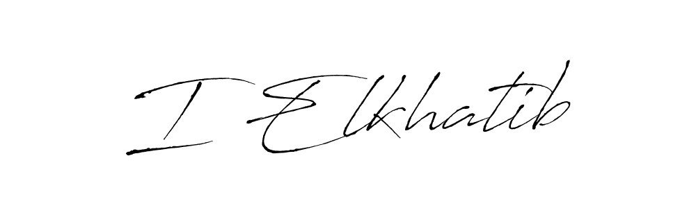 I Elkhatib stylish signature style. Best Handwritten Sign (Antro_Vectra) for my name. Handwritten Signature Collection Ideas for my name I Elkhatib. I Elkhatib signature style 6 images and pictures png