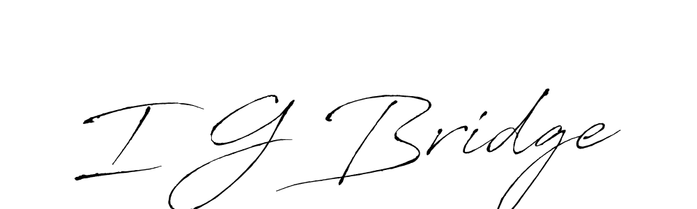 if you are searching for the best signature style for your name I G Bridge. so please give up your signature search. here we have designed multiple signature styles  using Antro_Vectra. I G Bridge signature style 6 images and pictures png