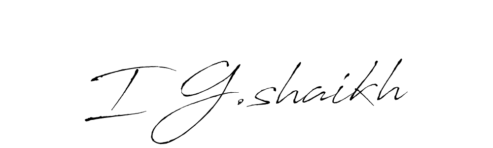 You can use this online signature creator to create a handwritten signature for the name I G.shaikh. This is the best online autograph maker. I G.shaikh signature style 6 images and pictures png