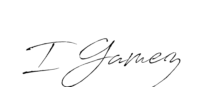 You should practise on your own different ways (Antro_Vectra) to write your name (I Gamez) in signature. don't let someone else do it for you. I Gamez signature style 6 images and pictures png