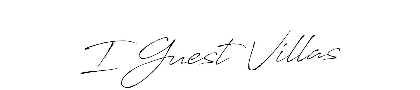 Make a beautiful signature design for name I Guest Villas. Use this online signature maker to create a handwritten signature for free. I Guest Villas signature style 6 images and pictures png