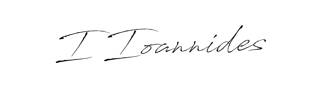 Also You can easily find your signature by using the search form. We will create I Ioannides name handwritten signature images for you free of cost using Antro_Vectra sign style. I Ioannides signature style 6 images and pictures png