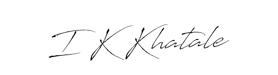 How to Draw I K Khatale signature style? Antro_Vectra is a latest design signature styles for name I K Khatale. I K Khatale signature style 6 images and pictures png