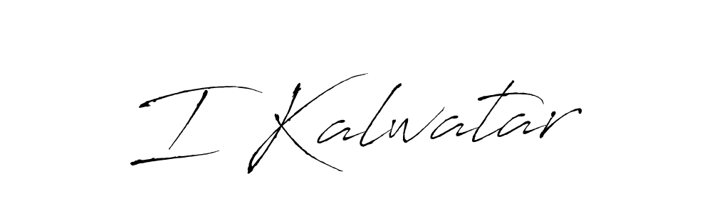 You can use this online signature creator to create a handwritten signature for the name I Kalwatar. This is the best online autograph maker. I Kalwatar signature style 6 images and pictures png