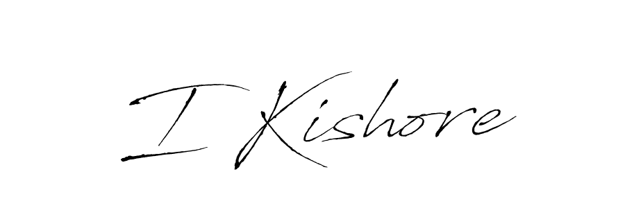Also You can easily find your signature by using the search form. We will create I Kishore name handwritten signature images for you free of cost using Antro_Vectra sign style. I Kishore signature style 6 images and pictures png