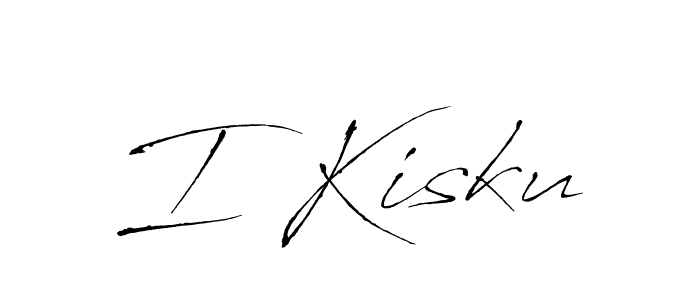 How to Draw I Kisku signature style? Antro_Vectra is a latest design signature styles for name I Kisku. I Kisku signature style 6 images and pictures png