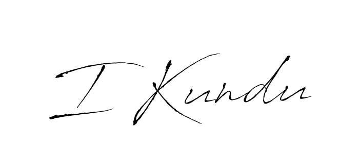 Once you've used our free online signature maker to create your best signature Antro_Vectra style, it's time to enjoy all of the benefits that I Kundu name signing documents. I Kundu signature style 6 images and pictures png