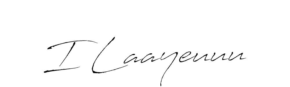 How to Draw I Laayeuuu signature style? Antro_Vectra is a latest design signature styles for name I Laayeuuu. I Laayeuuu signature style 6 images and pictures png