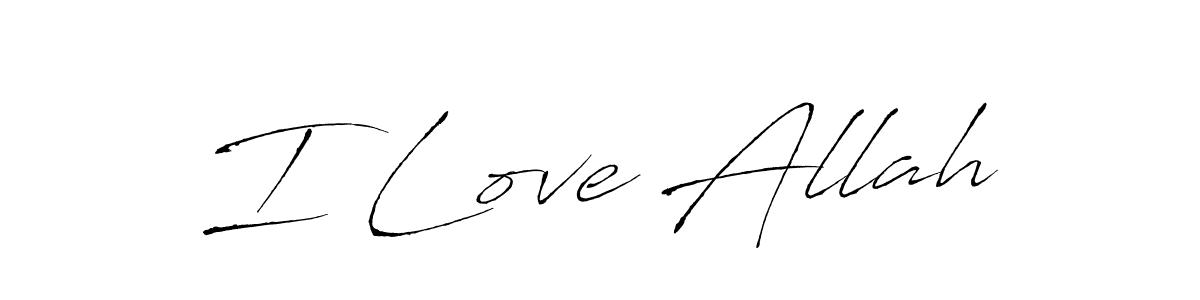 Also You can easily find your signature by using the search form. We will create I Love Allah name handwritten signature images for you free of cost using Antro_Vectra sign style. I Love Allah signature style 6 images and pictures png