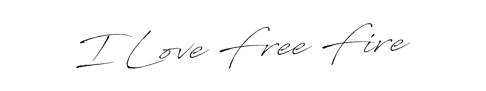 You should practise on your own different ways (Antro_Vectra) to write your name (I Love Free Fire) in signature. don't let someone else do it for you. I Love Free Fire signature style 6 images and pictures png