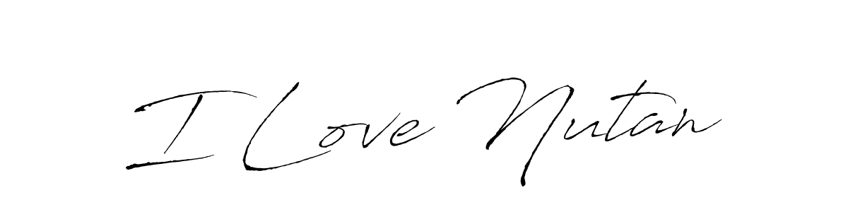 You should practise on your own different ways (Antro_Vectra) to write your name (I Love Nutan) in signature. don't let someone else do it for you. I Love Nutan signature style 6 images and pictures png