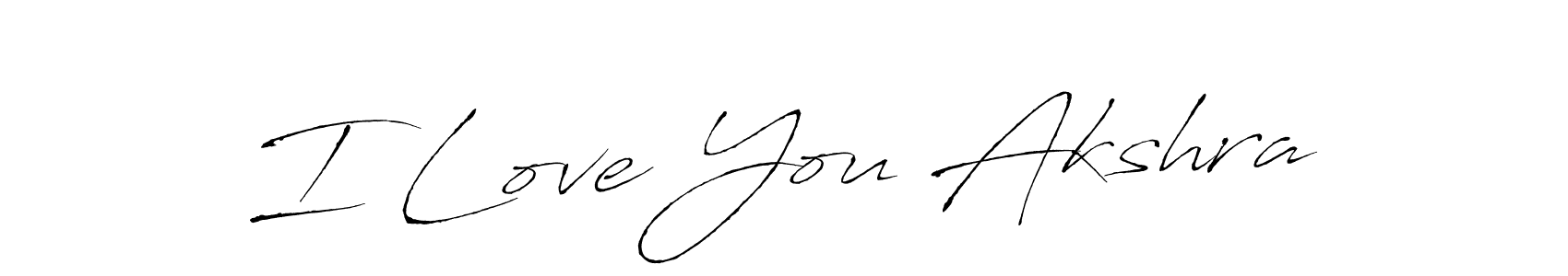 How to make I Love You Akshra signature? Antro_Vectra is a professional autograph style. Create handwritten signature for I Love You Akshra name. I Love You Akshra signature style 6 images and pictures png