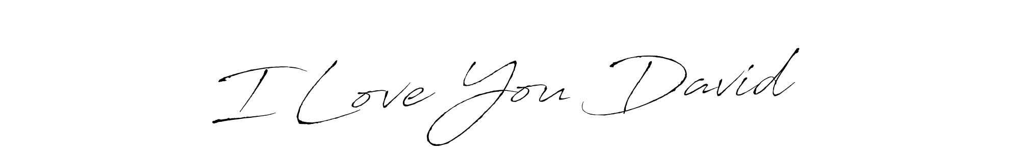 Also You can easily find your signature by using the search form. We will create I Love You David ❤ name handwritten signature images for you free of cost using Antro_Vectra sign style. I Love You David ❤ signature style 6 images and pictures png