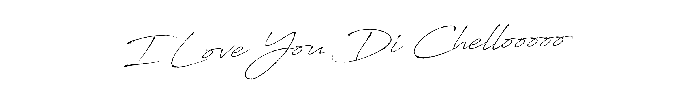 Also we have I Love You Di Chellooooo name is the best signature style. Create professional handwritten signature collection using Antro_Vectra autograph style. I Love You Di Chellooooo signature style 6 images and pictures png