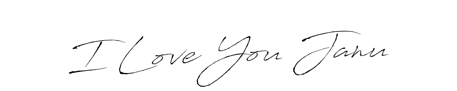 How to make I Love You Janu signature? Antro_Vectra is a professional autograph style. Create handwritten signature for I Love You Janu name. I Love You Janu signature style 6 images and pictures png